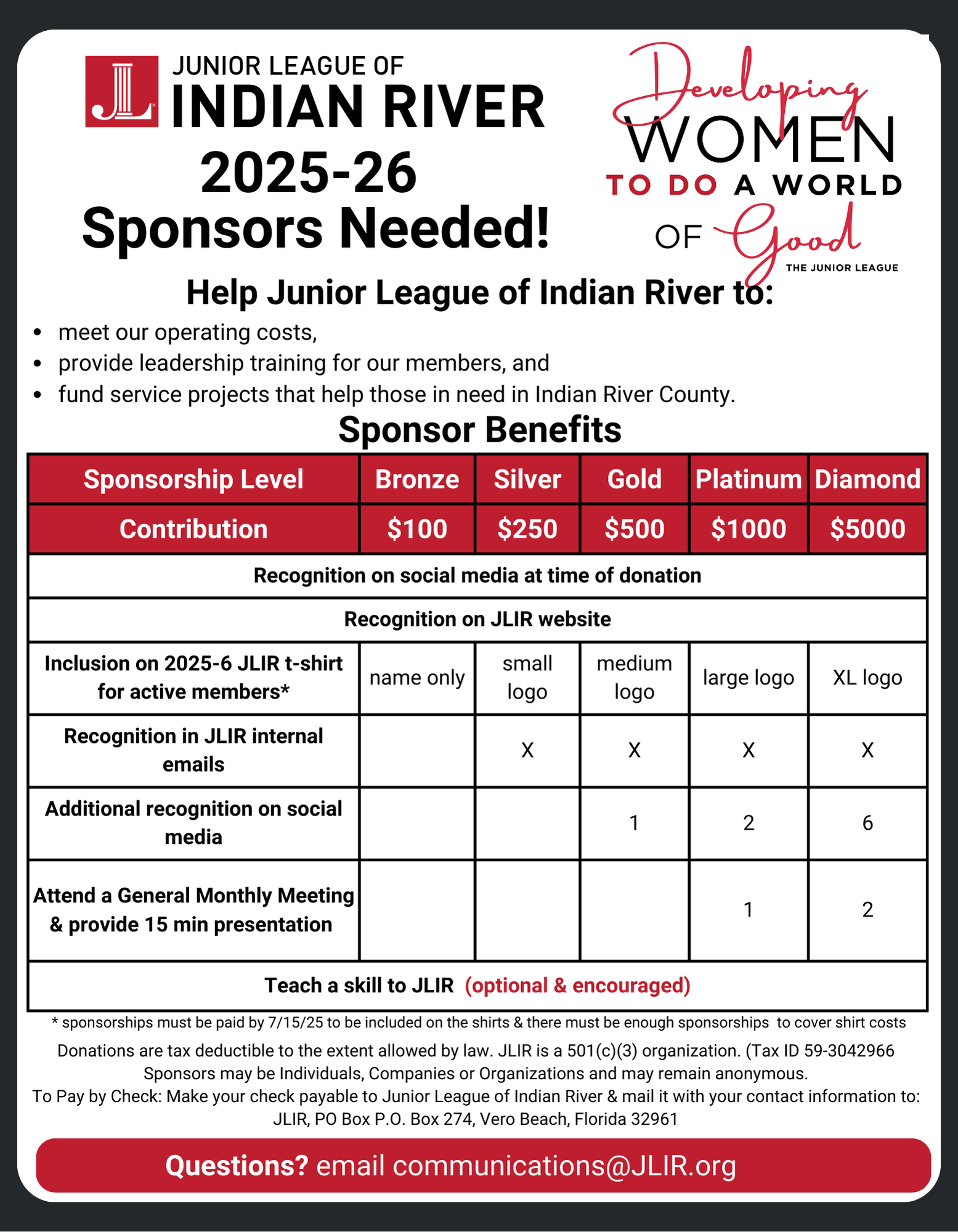 JLIR Sponsorship Image